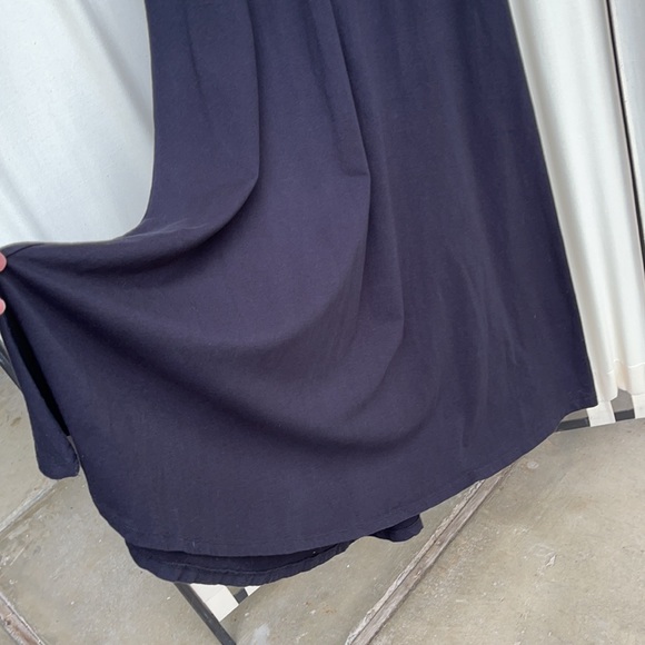 ❗️SOLD❗️EUC- LULAROE BLACK W/GREEN TRIM FLARED MAXI DRESS - Picture 9 of 14